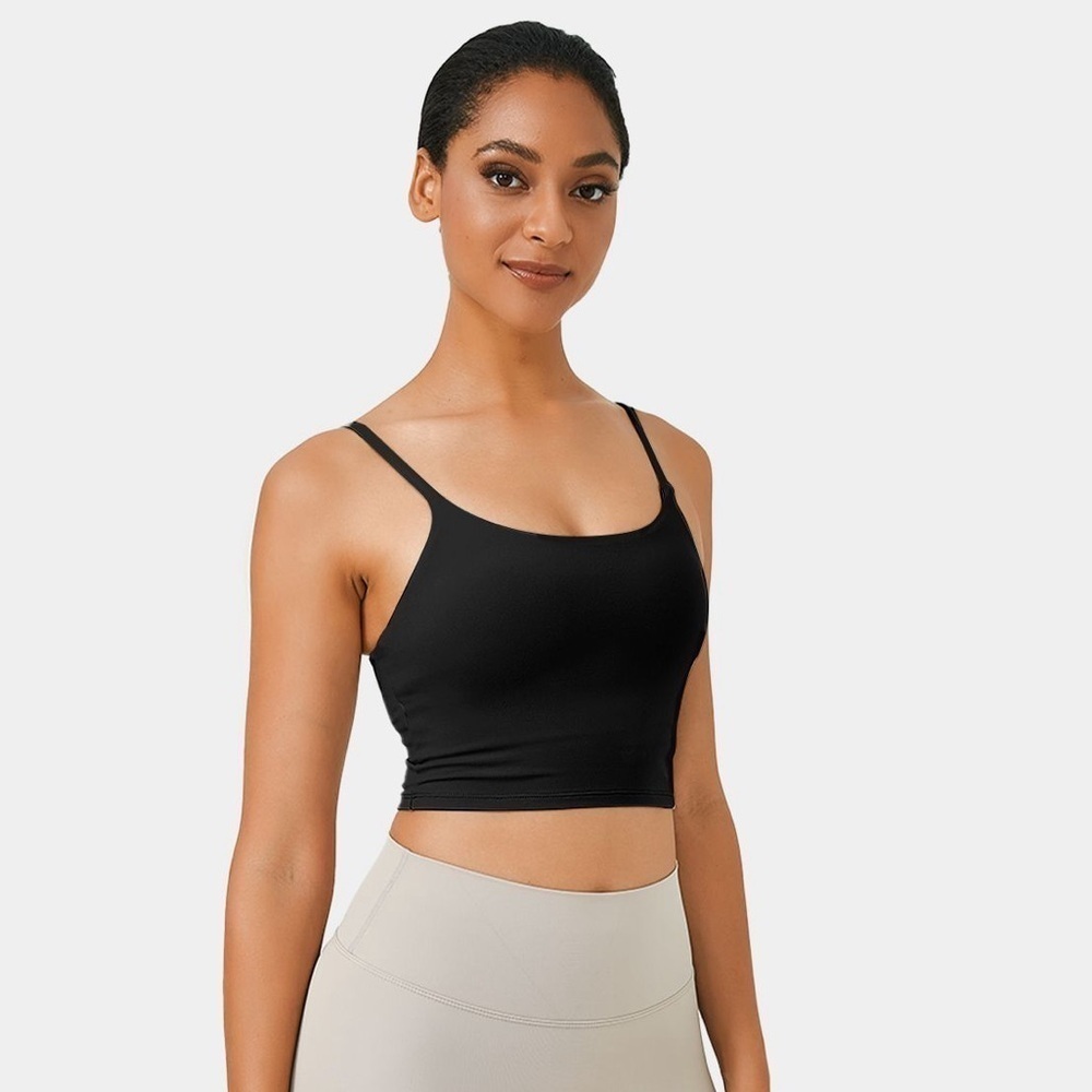 Halara Basic Padded Workout Cropped Tank Top small